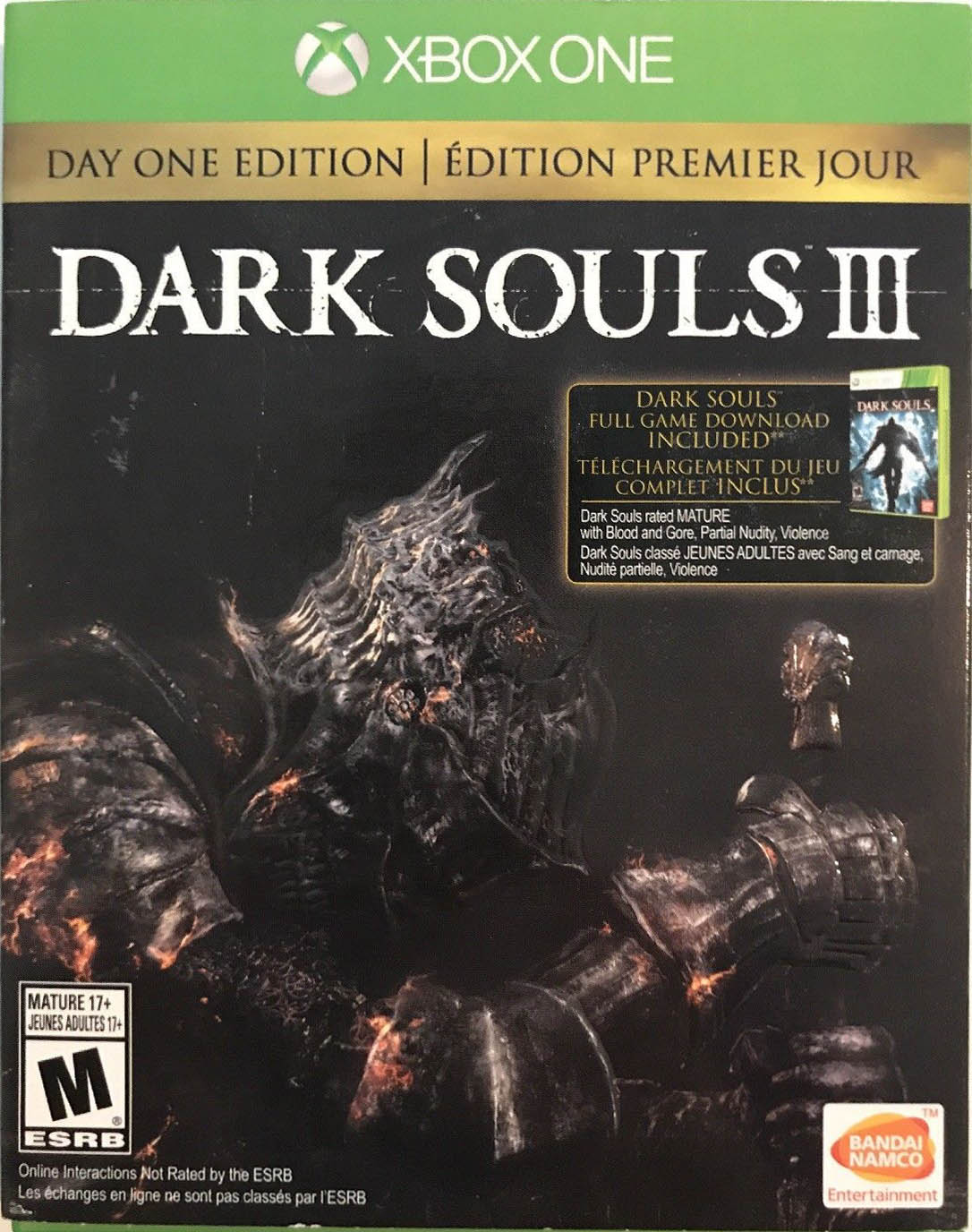 Dark Souls III (Day One Edition) Xbox One Издание в Америке