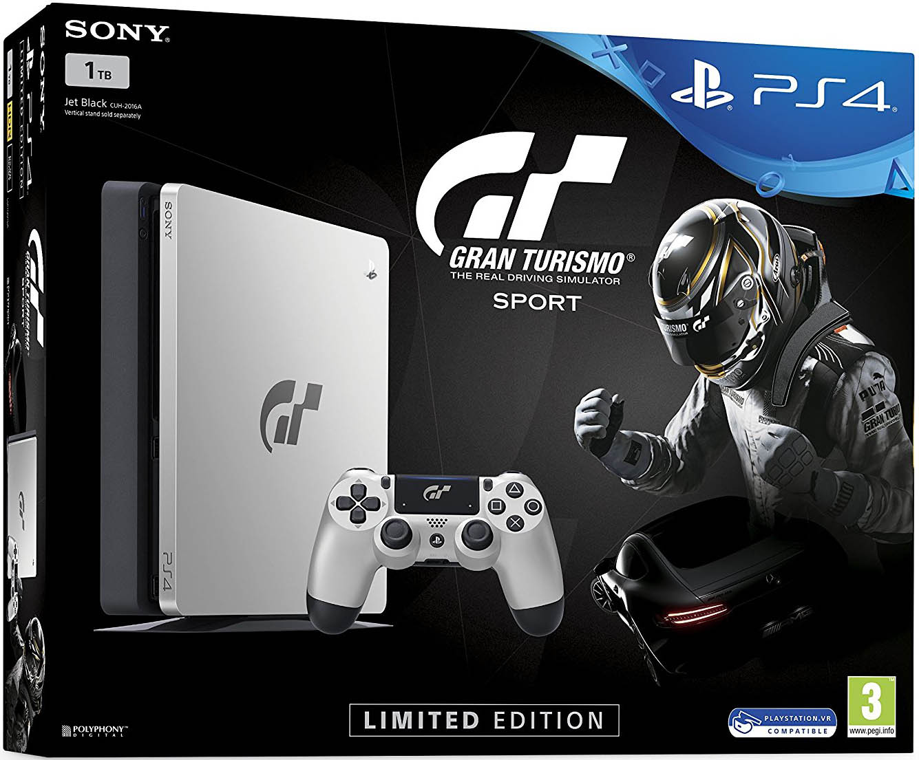PlayStation 4 Limited Edition издание в Европе с игрой Gran Turismo Sport