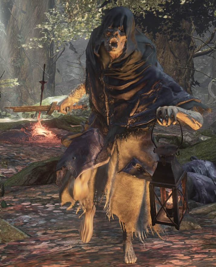 Dark Souls III Подмастерье знатока со сломанным мечом и фонарём