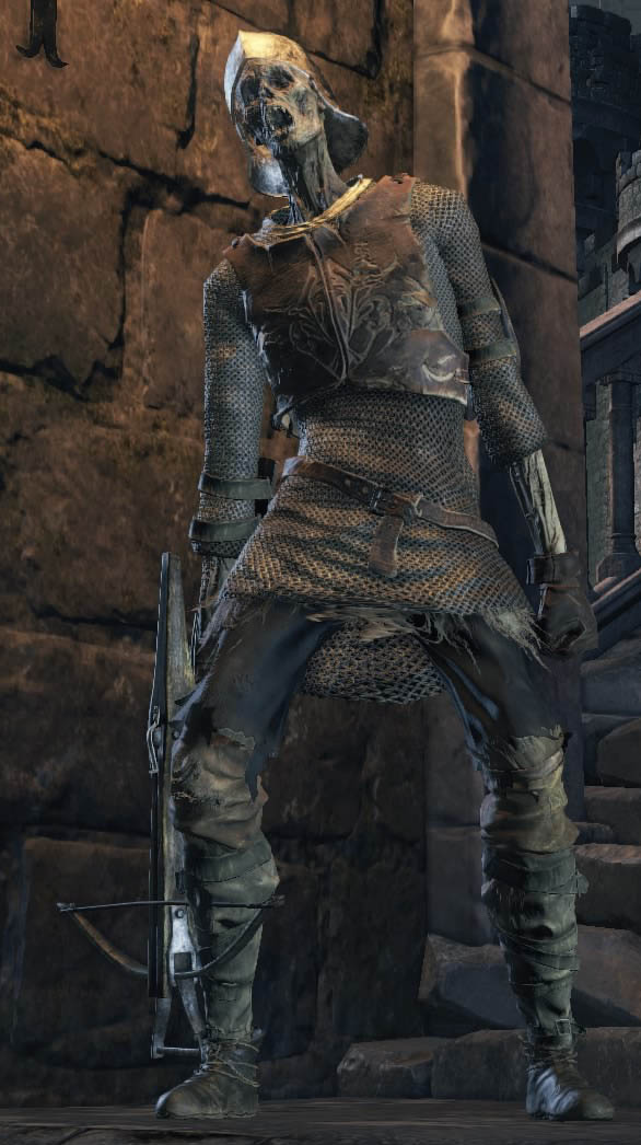 Dark Souls III Полый солдат с лёгким арбалетом