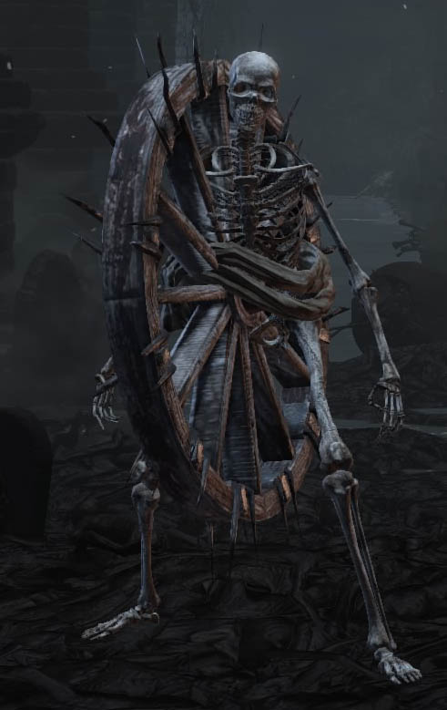 Dark Souls III Скелет-колесо (Skeleton Wheel)