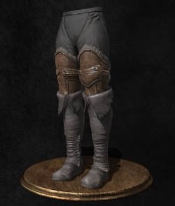 Dark Souls III Чёрные кожаные сапоги (Black Leather Boots)