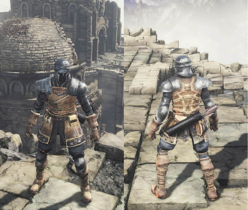 Dark Souls III Сет из плотной кожи (Hard Leather Armor Set)