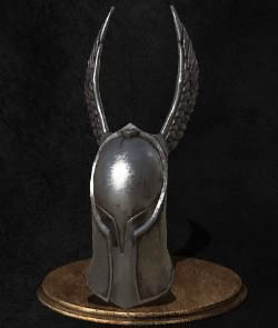 Dark Souls III Шлем серебряного рыцаря (Silver Knight Helm)