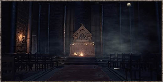Dark Souls III Костёр - Часовня очищения