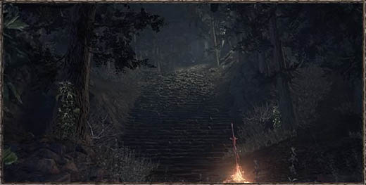 Dark Souls III Костёр - Храм глубин