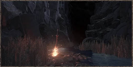 Dark Souls III Костёр Заброшенные могилы