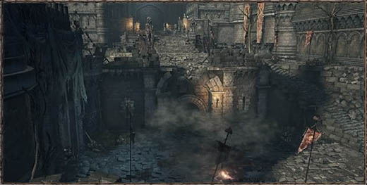 Dark Souls III Костёр - Драконьи казармы (Dragon Barracks)