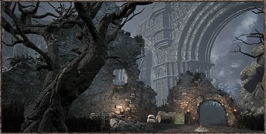 Dark Souls III Костёр - Недостроенная крепость