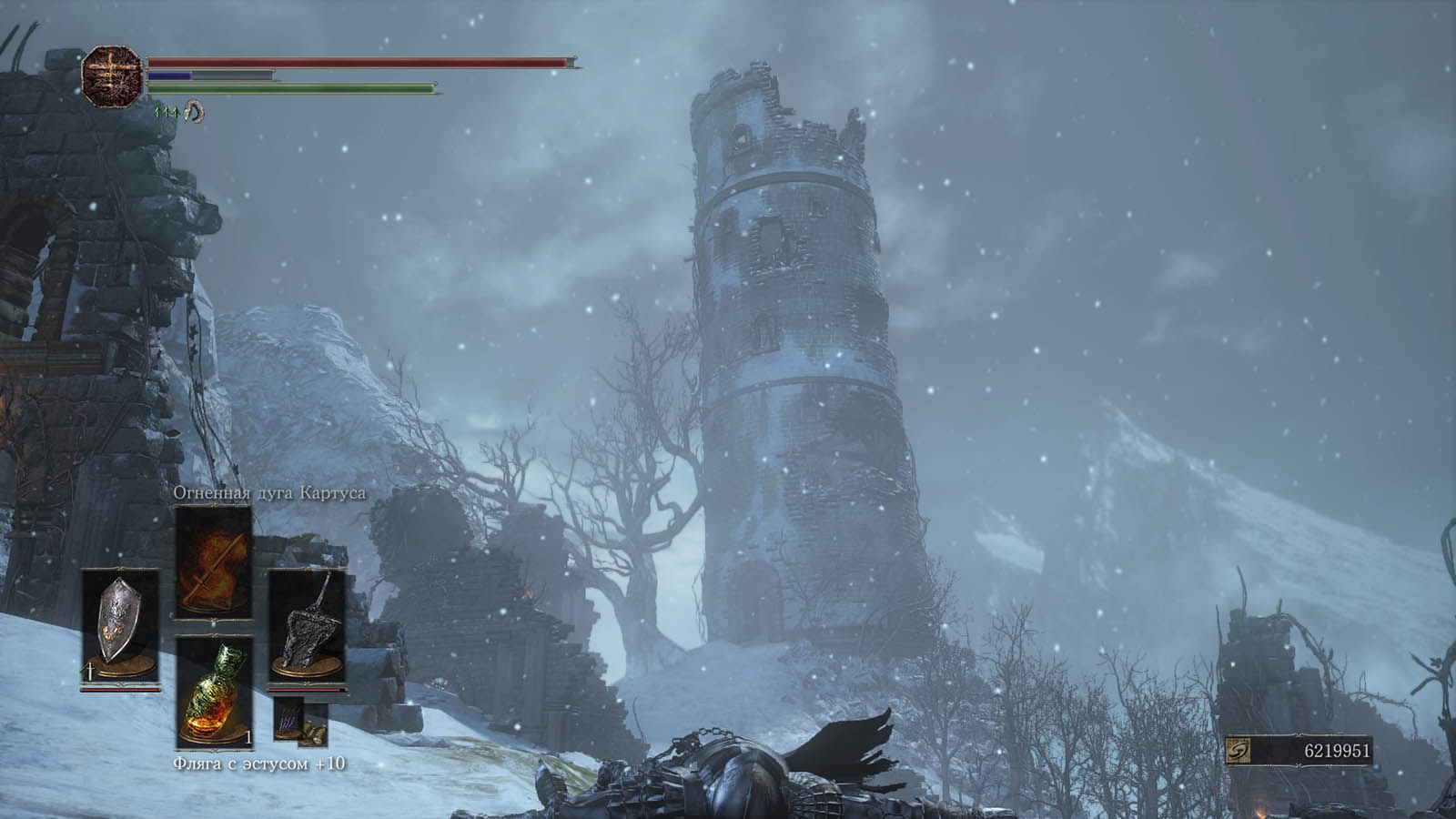 Dark Souls III: Ashes of Ariandel Башня, которую охраняют милвудские рыцари