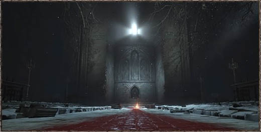 Dark Souls III: Ashes of Ariandel Костёр - Сестра Фриде (Sister Friede)