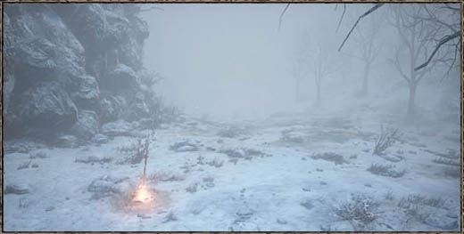 Dark Souls III: Ashes of Ariandel Костёр - Снежный простор (Snowfield)