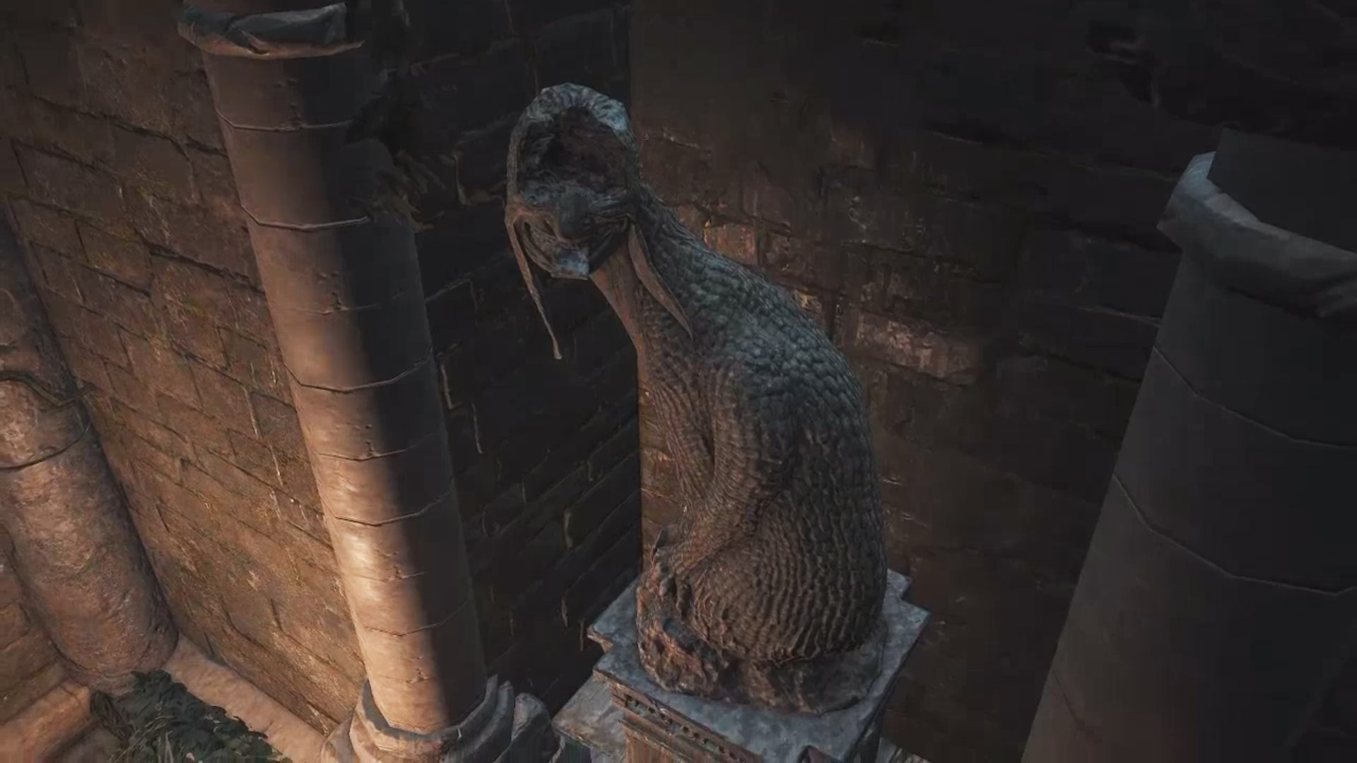 Dark Souls III: The Ringed City Повреждённые головы статуй Кааса