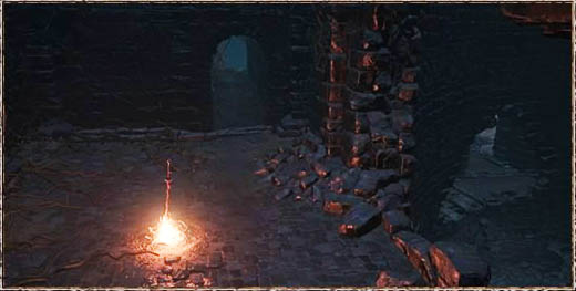 Dark Souls III: The Ringed City Костёр Общая могила (Shared Grave)