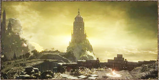 Dark Souls III: The Ringed City Костёр Смотровой пункт мавзолей (Mausoleum Lookout)
