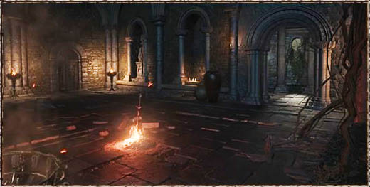 Dark Souls III: The Ringed City Костёр Внутренняя стена города (Ringed Inner Wall)