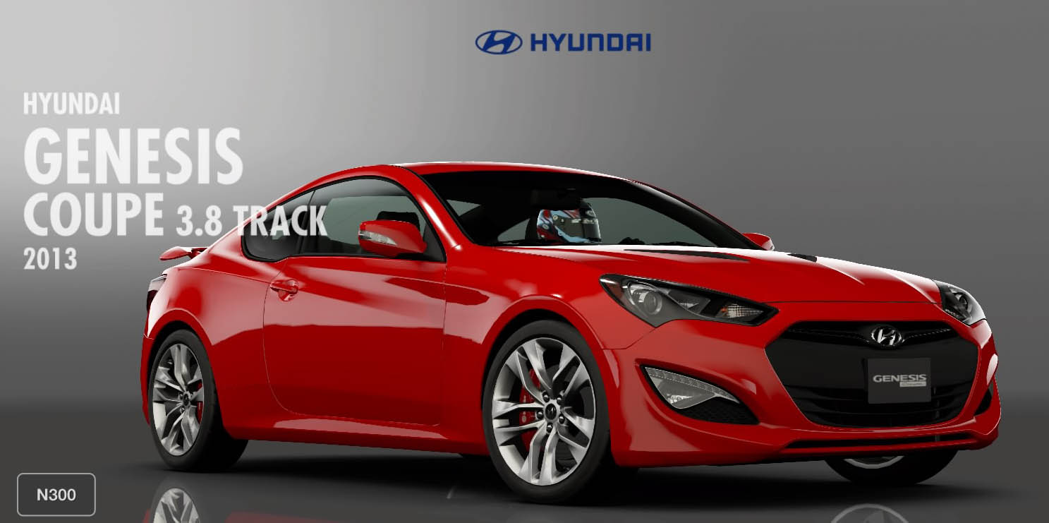 Gran Turismo Sport: Закрытая бета-версия Hyundai Genesis Coupe 3.8 Track `13