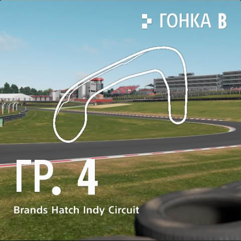 Gran Turismo Sport: Закрытая бета-версия трасса Brands Hatch Indy Circuit