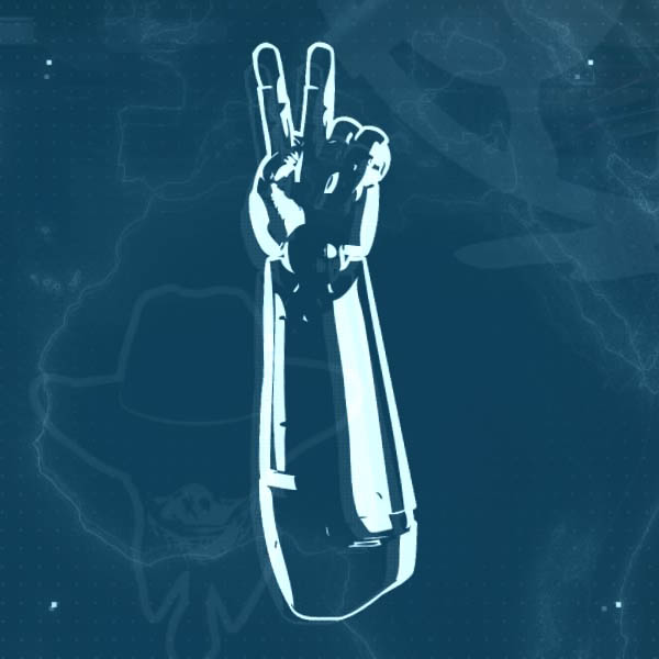 Metal Gear Solid V: The Phantom Pain эмблема - Бионическая рука: ножницы