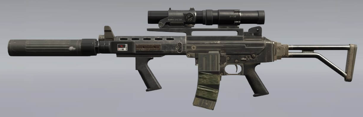 Metal Gear Solid V: The Phantom Pain штурмовая винтовка AM MRS-4