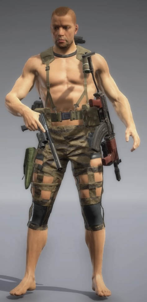 Metal Gear Solid V: The Phantom Pain форма - Костюм гоблина (полосы тигра)