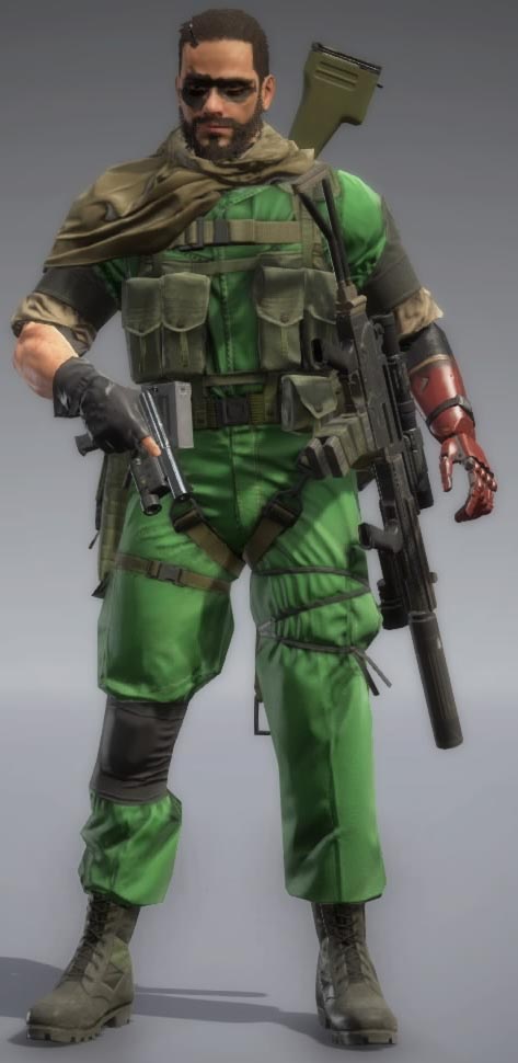 Metal Gear Solid V: The Phantom Pain форма - Камуфляжный зелёный