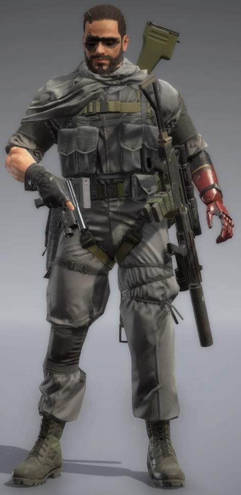 Metal Gear Solid V: The Phantom Pain форма - Стальной серый