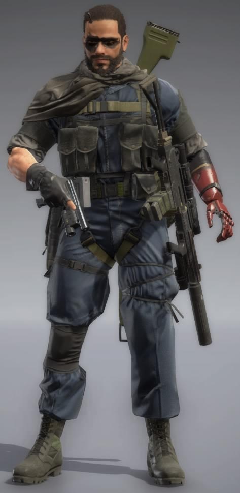 Metal Gear Solid V: The Phantom Pain форма - Тёмная резина