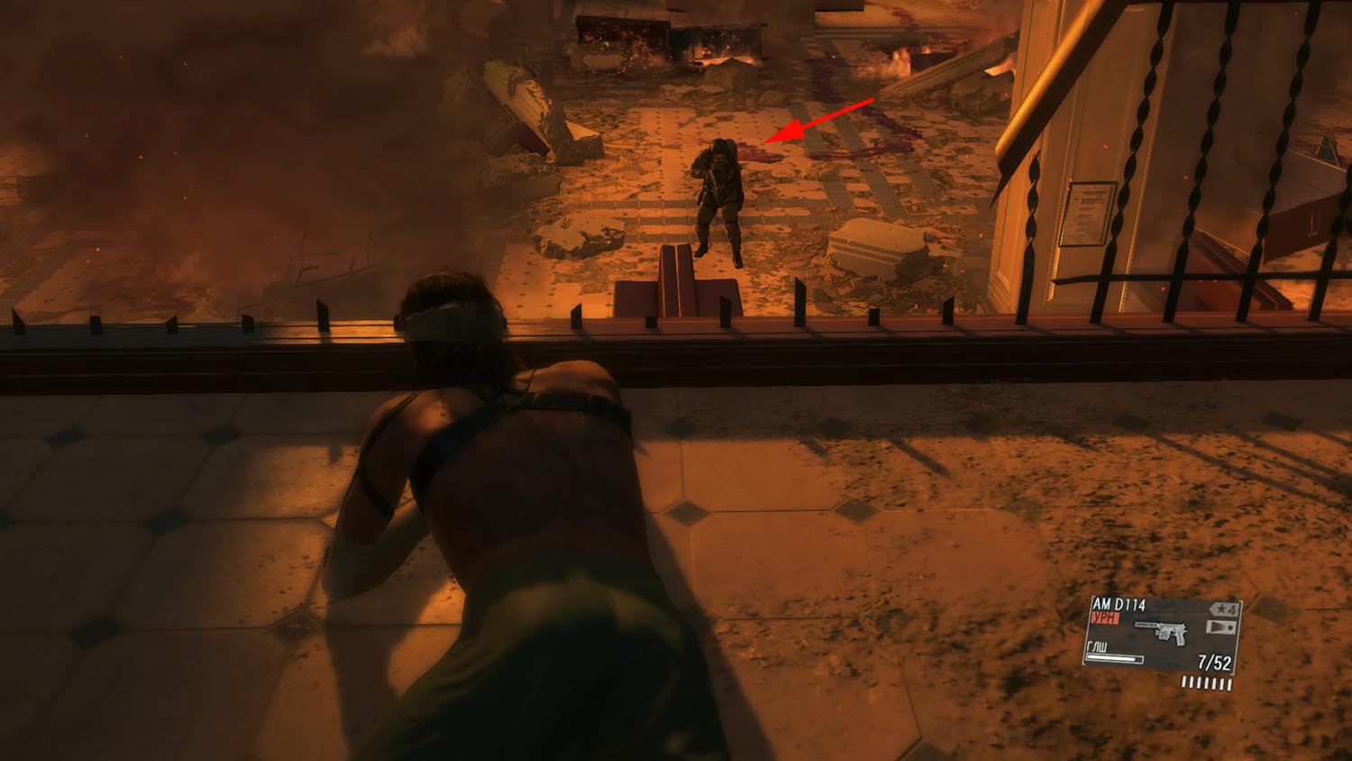 Metal Gear Solid V: The Phantom Pain Ликвидированы 6 солдат у входа в больницу