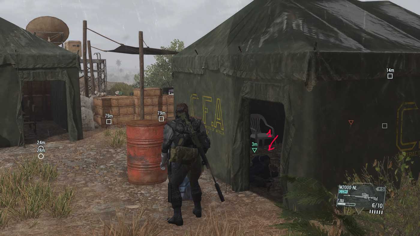 Metal Gear Solid V: The Phantom Pain Из заброшенной деревни Дитади эвакуировано 2 пленника