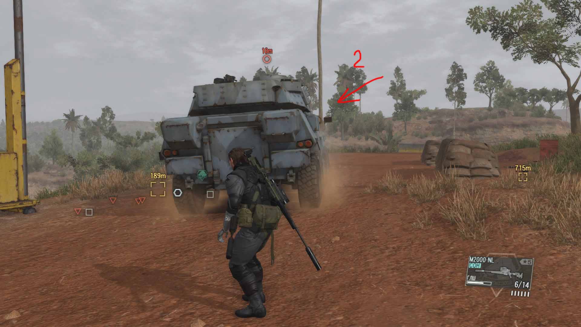 Metal Gear Solid V: The Phantom Pain Эвакуировано 3 бронемашины