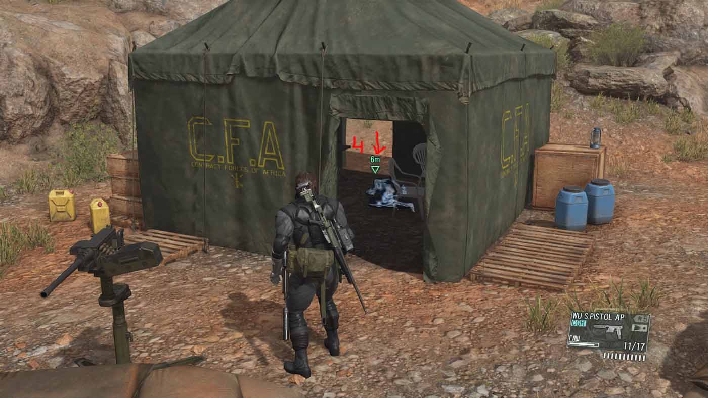 Metal Gear Solid V: The Phantom Pain Работорговец эвакуирован вместе с 5 сопровождающими его солдатами