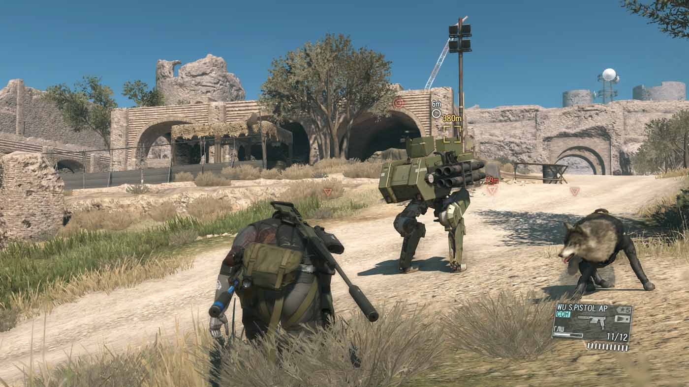 Metal Gear Solid V: The Phantom Pain Эвакуировано 4 Walker Gear