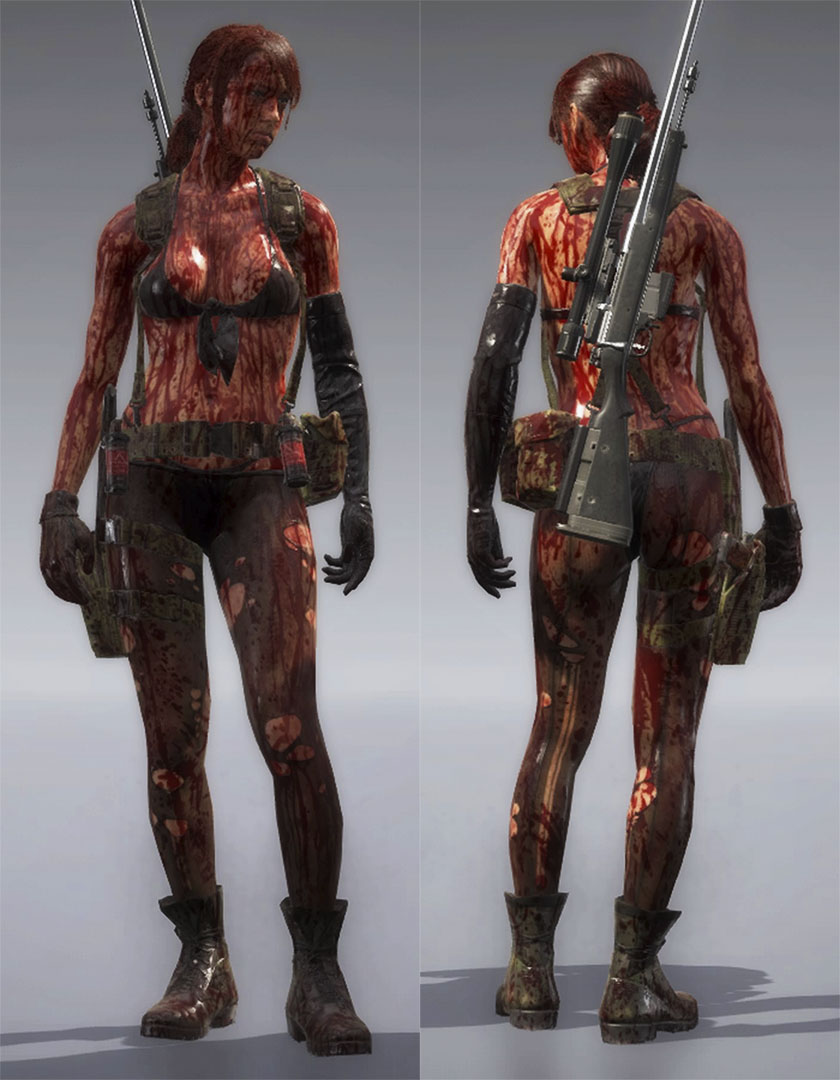Metal Gear Solid V: The Phantom Pain форма Нейкид (Кровь) Naked (Blood)