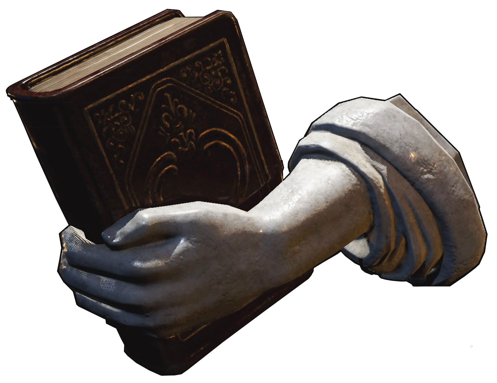 Resident Evil 2, 2019 года – Сюжетный предмет: Левая рука с книгой (Left Arm with Book)