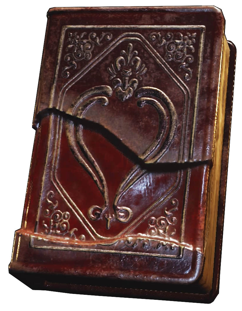 Resident Evil 2, 2019 года – Сюжетный предмет: Красная книга (декор) Red Book (Art Object)