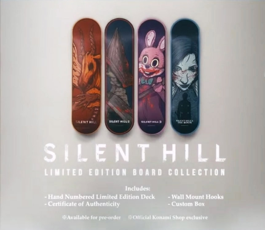 Silent Hill Ограниченная коллекция досок для скейтборда