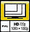 Разрешение телевизора 720р, 1080i-1080p